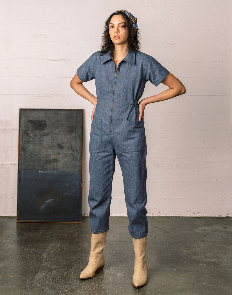 Noble Adult Denim Utility Suit