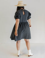 Noble Organic Adult Franny Dress in Charcoal