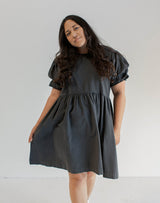 Noble Organic Adult Franny Dress in Charcoal