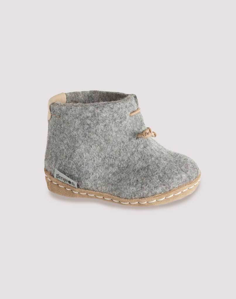 grey baby boots