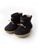Glerups Wool Baby Boots in Charcoal
