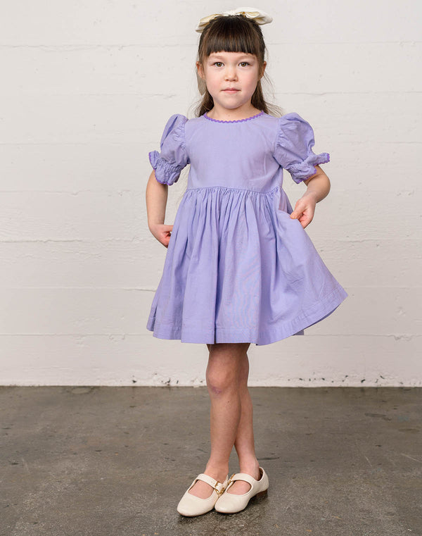 Noble Organic Franny Dress in Lavender