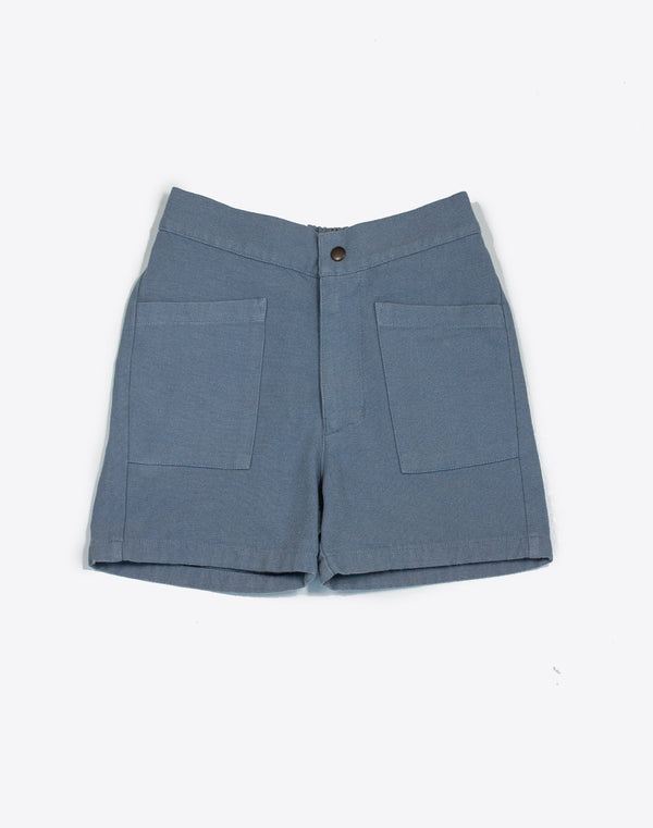 Noble Organic Chore Short in Blue Moon