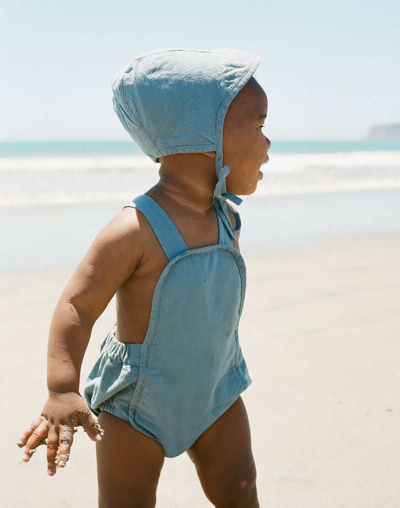 Noble Organic Brimmed Bonnet in Blue Moon