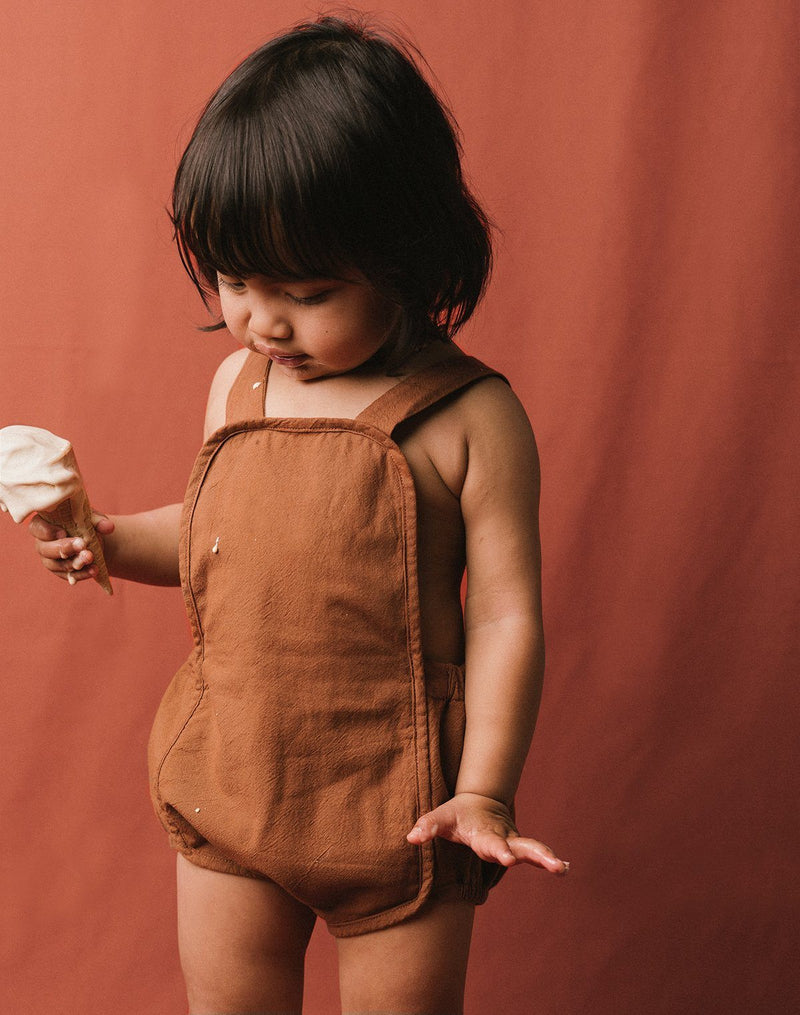 Noble Organic Sun Suit in Cinnamon