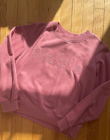 Baby/Kids Noble Embroidered Sweatshirt in Elderberry