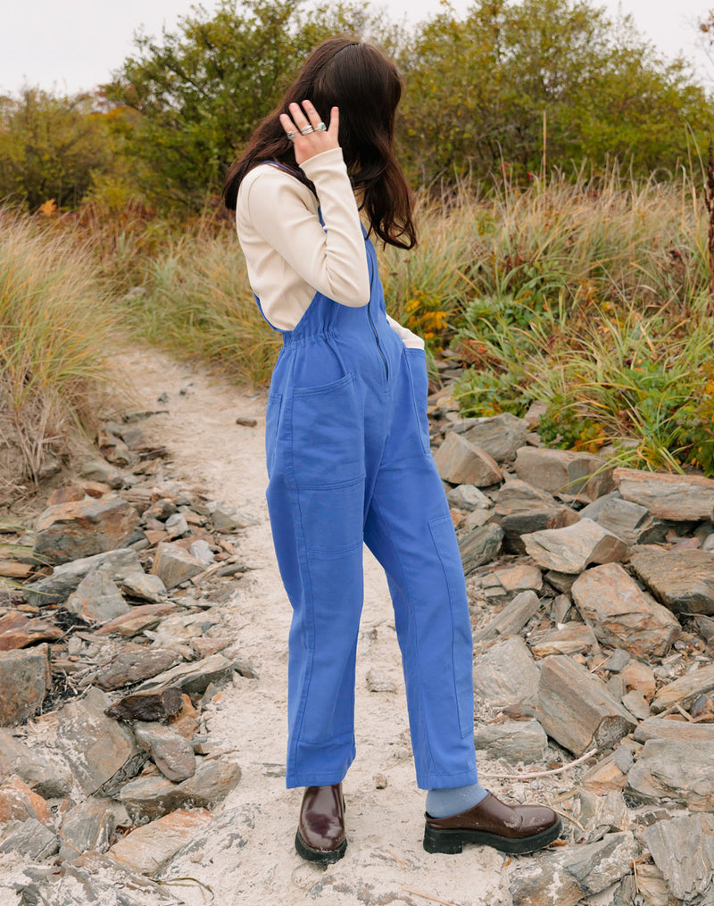 Noble Adult Overalls in French Blue