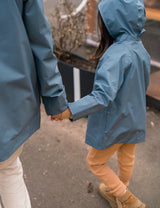 Fairechild Midi Raincoat in Heron