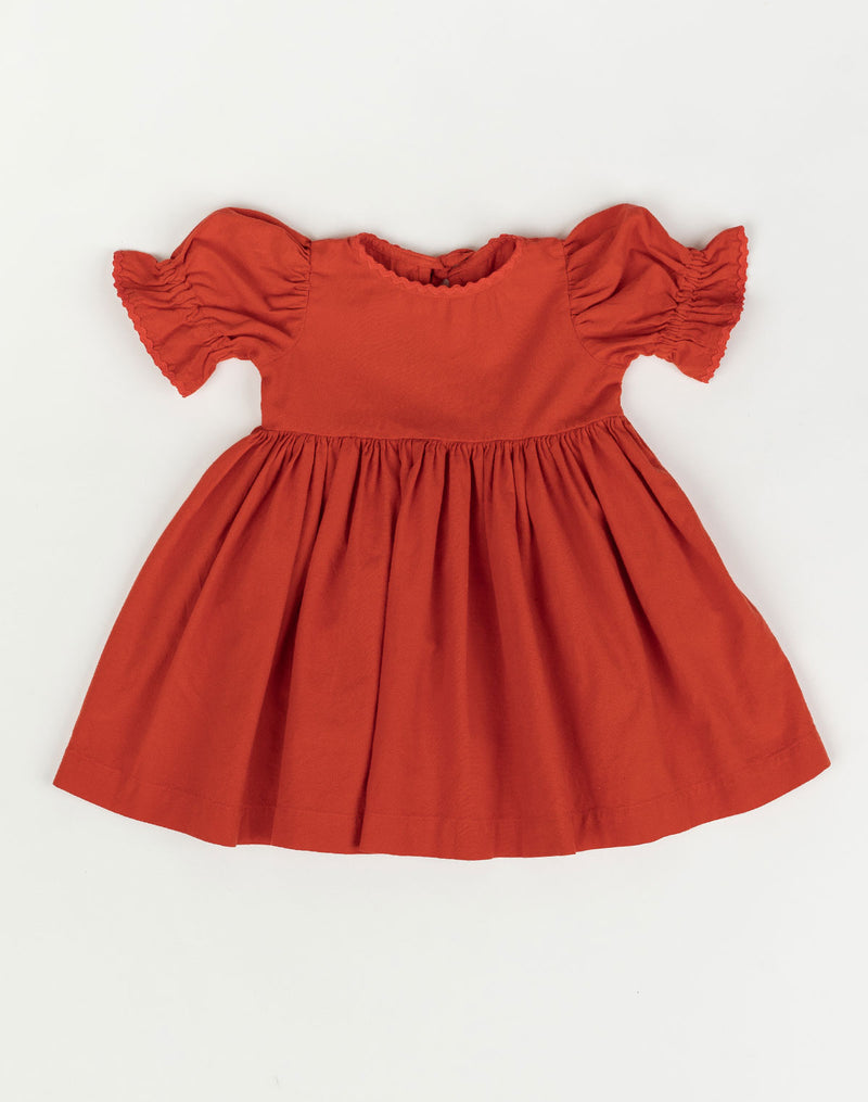 Noble Organic Franny Dress in Paprika