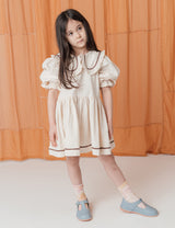 Noble Organic Cindy Lou Dress in Oat Milk