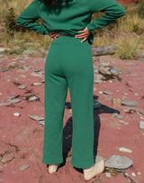 Noble Adult Organic Rib Flare Pant in Pine