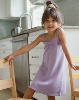 Noble Organic Pointelle Sleep Dress in Lavender