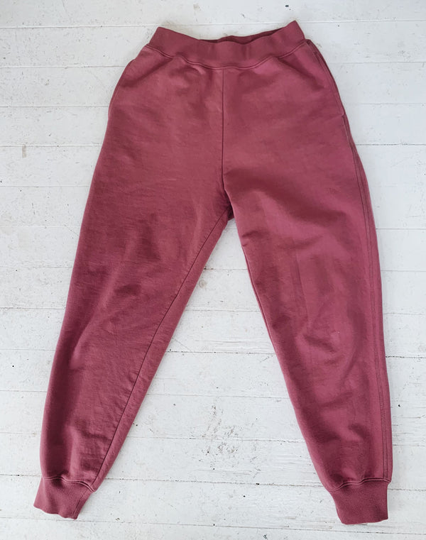 Noble Adult Organic Sweatpants in Elderberry