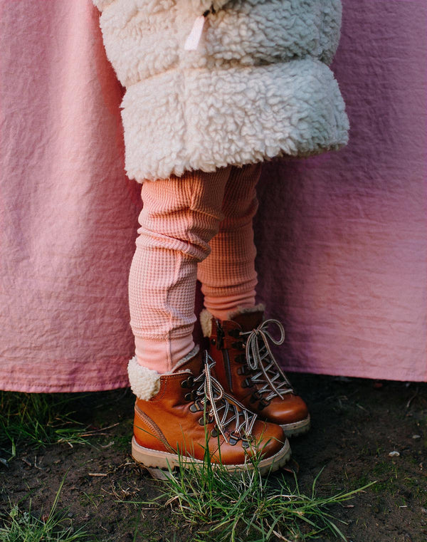 Petit Nord Shearling Winter Boot in Cognac