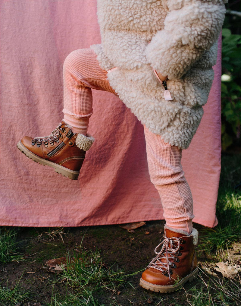 Petit Nord Shearling Winter Boot in Cognac