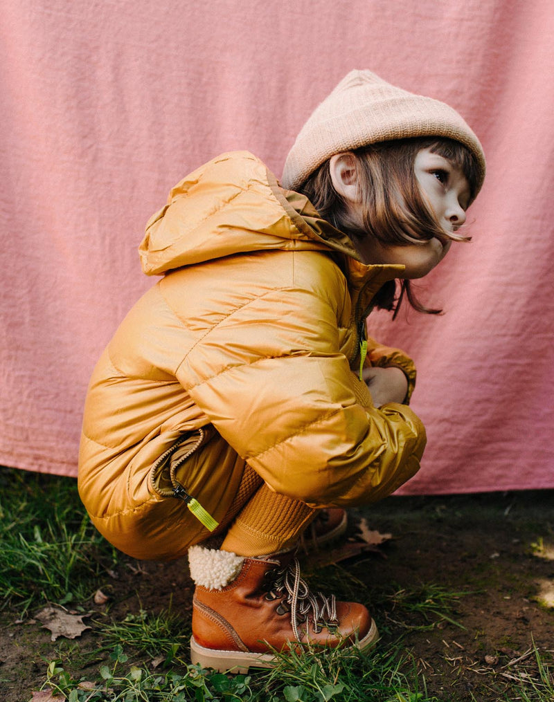 Petit Nord Shearling Winter Boot in Cognac