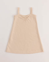 Noble Organic Pointelle Sleep Dress in Oat Milk