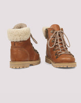 Petit Nord Shearling Winter Boot in Cognac