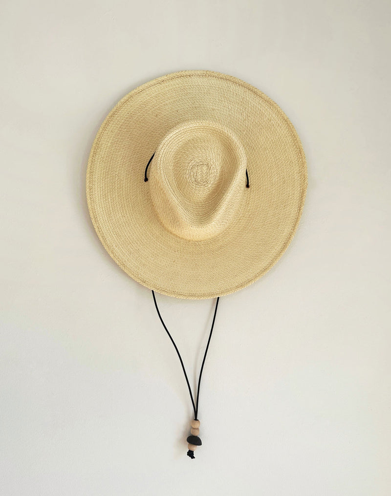 West Perro Little Desert Sun Hat w/ Black Beads