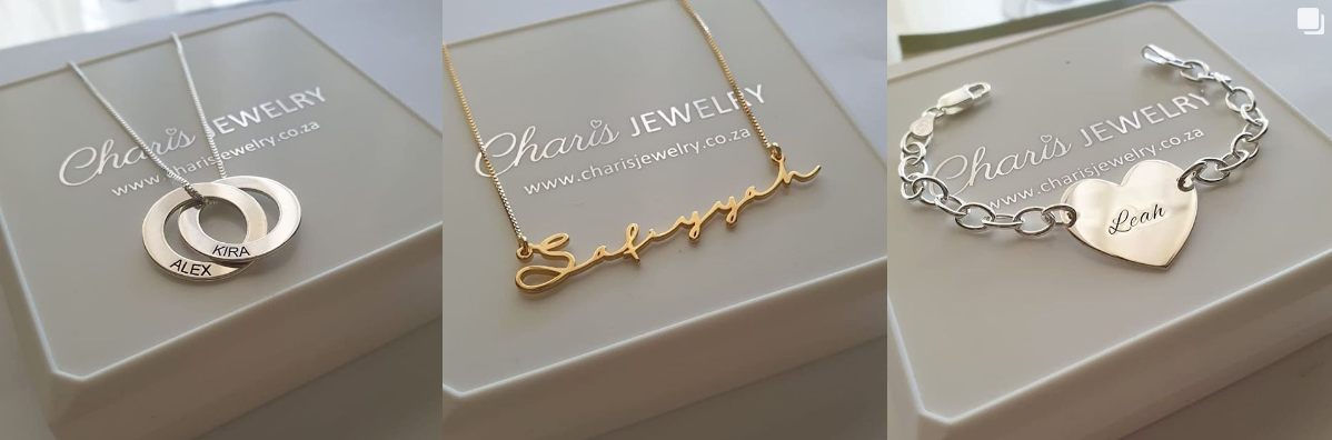 Charis Jewelry SA Personalized Jewelry online store in South Africa
