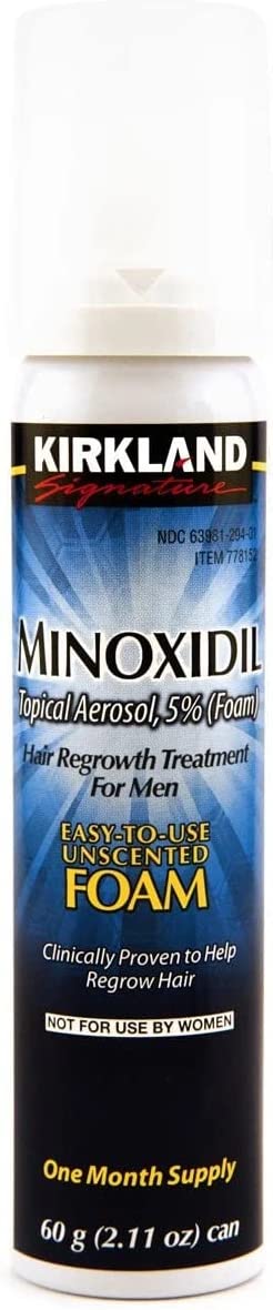 Kirkland Signature Hair Treatment Minoxidil Foam for Men, – Zecoya