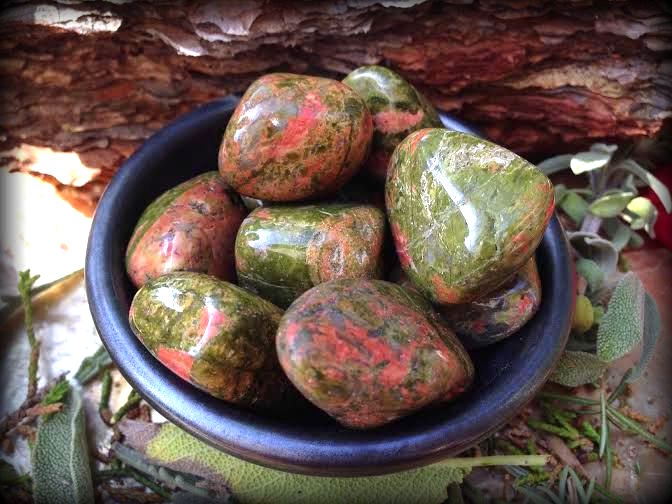 Unakite: The Stone of Cleansing - Tumbled