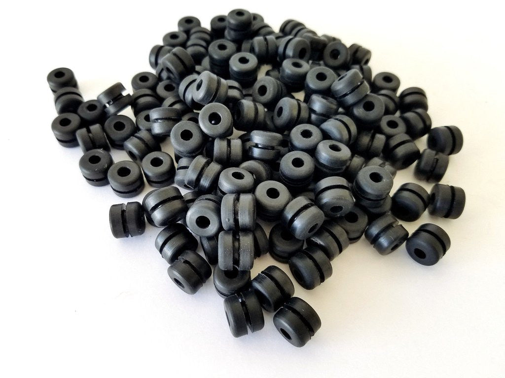 colorful rubber grommets