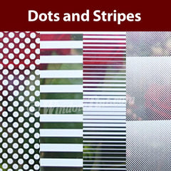 Dots and Stripes Window Tinting Films