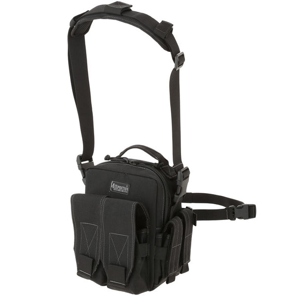 Tactical 2 Banger Shooter Magazine Carrier Bag 5.56 & Pistol 600D Shoulder Bag 
