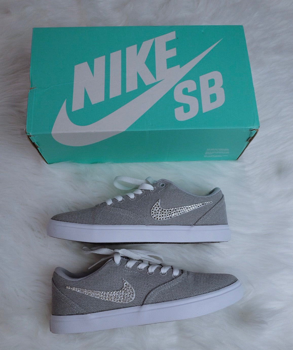 Nike SB Check Solar + Crystals - Grey