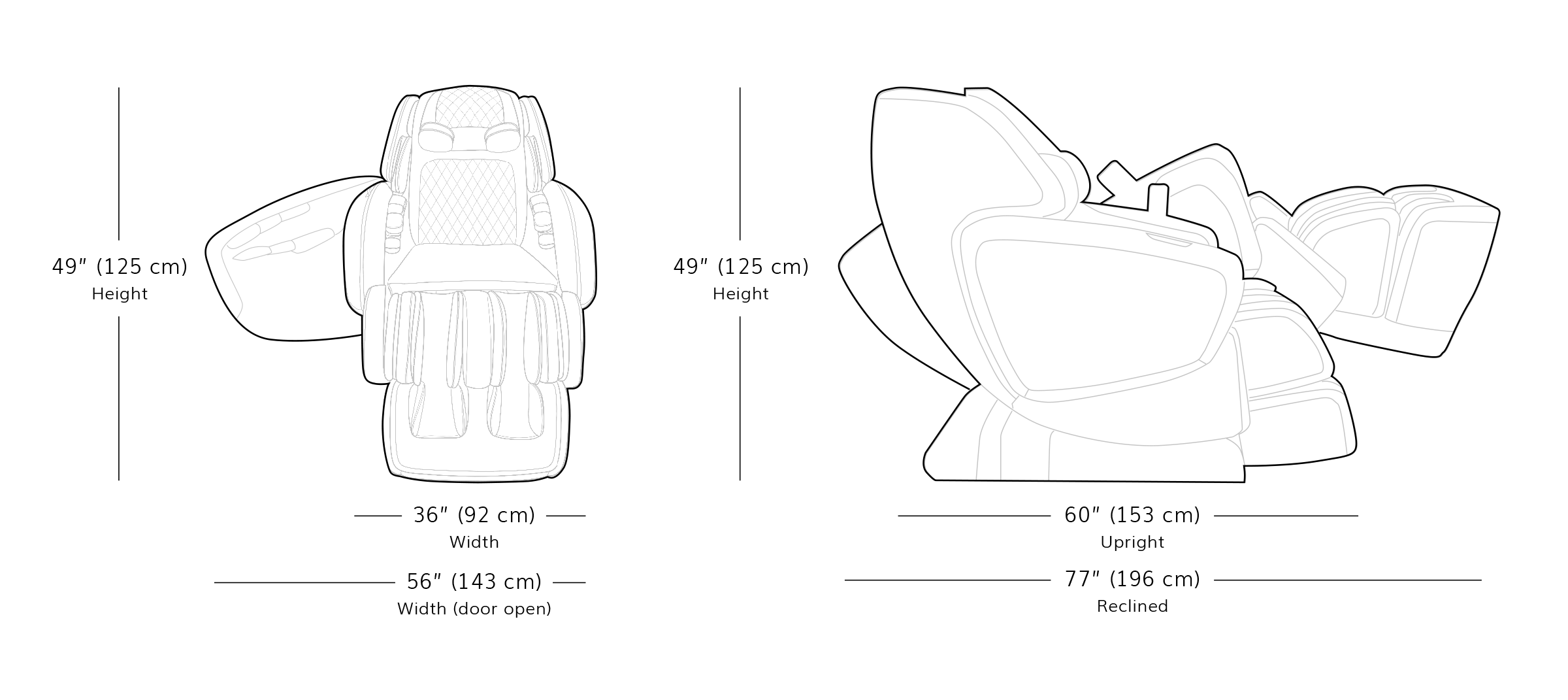 M.8 Chair Dimensions