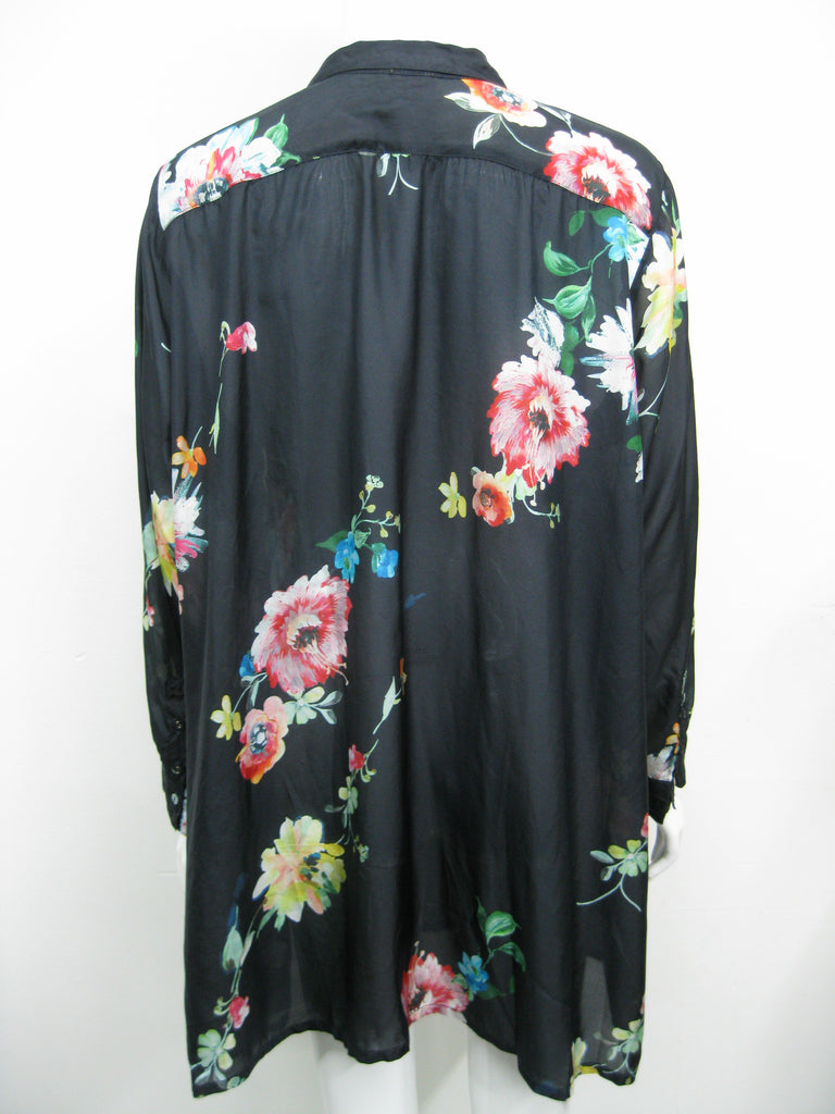 Johnny Was Floral Silk Tunic - 2X / 3X - JW41561114 | $ 99.99 | Half