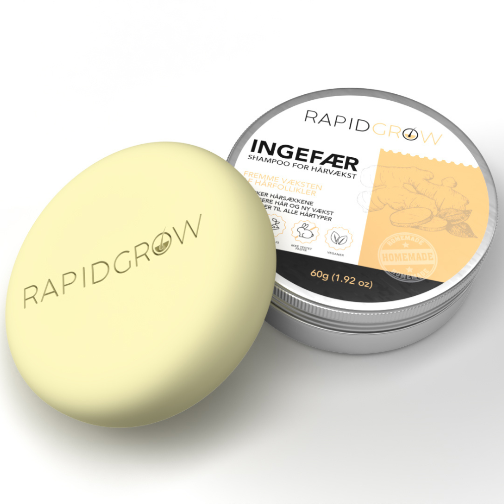 RapidGrow™ Ingefær shampoo for hårvækst – DK