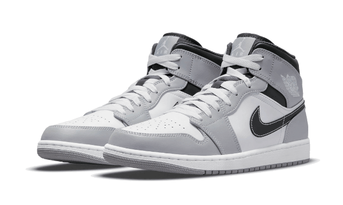 basket air jordan 1 mid light smoke grey