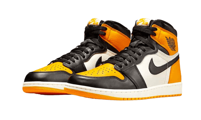 black and mustard yellow jordans