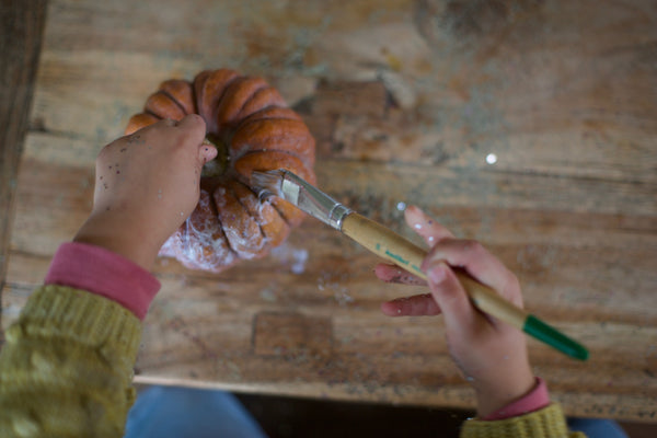 Halloween Craft Ideas For Kids | Sparkling Pumpkin | Conscious Craft