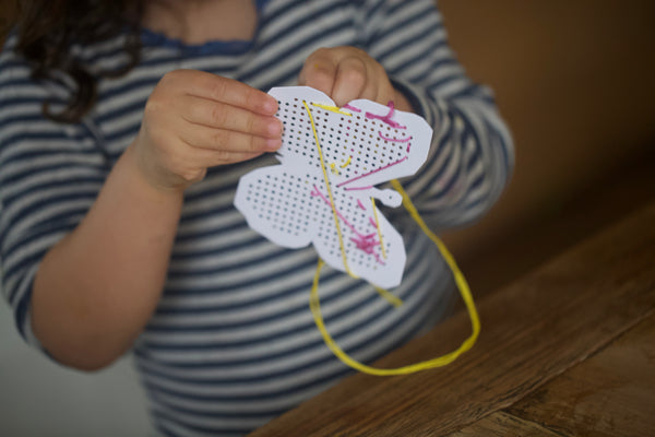 Craft Ideas for Kids | Easter Inspired Embroidery Board Decorations