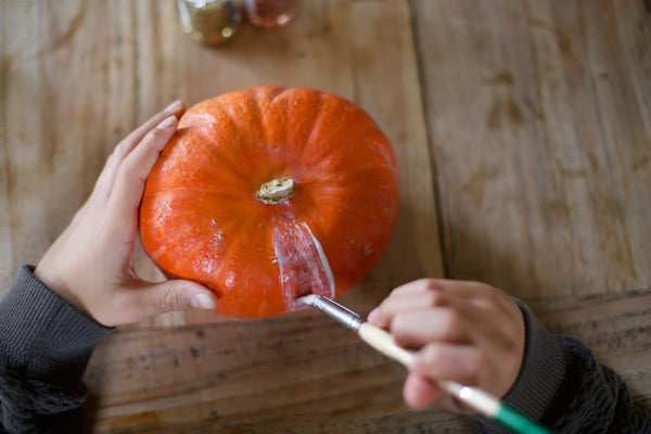 Halloween Craft Ideas For Kids | Sparkling Pumpkin | Conscious Craft