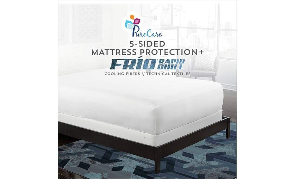 is the frio mattress protector slippery