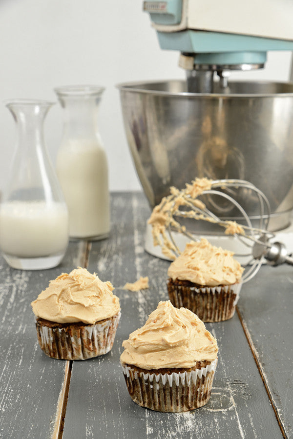 Cappuccino Muffin with Nut Butter Frosting