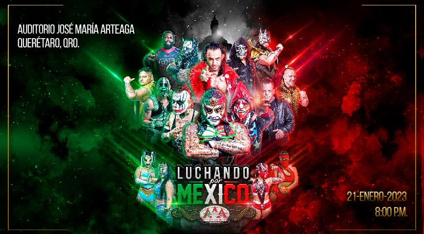 Cartel Completo Lucha Libre Aaa Worldwide En Querétaro Gira 2023 “lu Lucha Libreaaa 