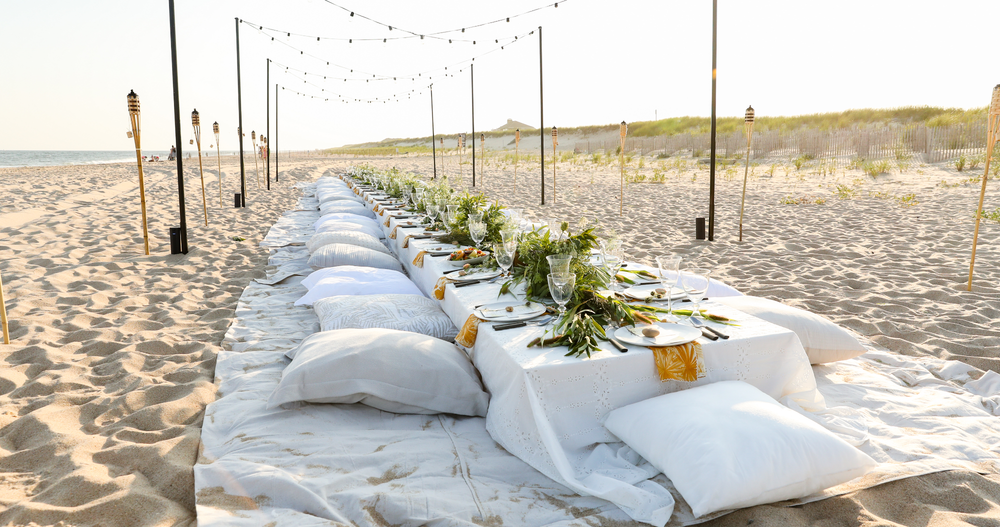 An Intimate Beach Dinner With Zimmermann