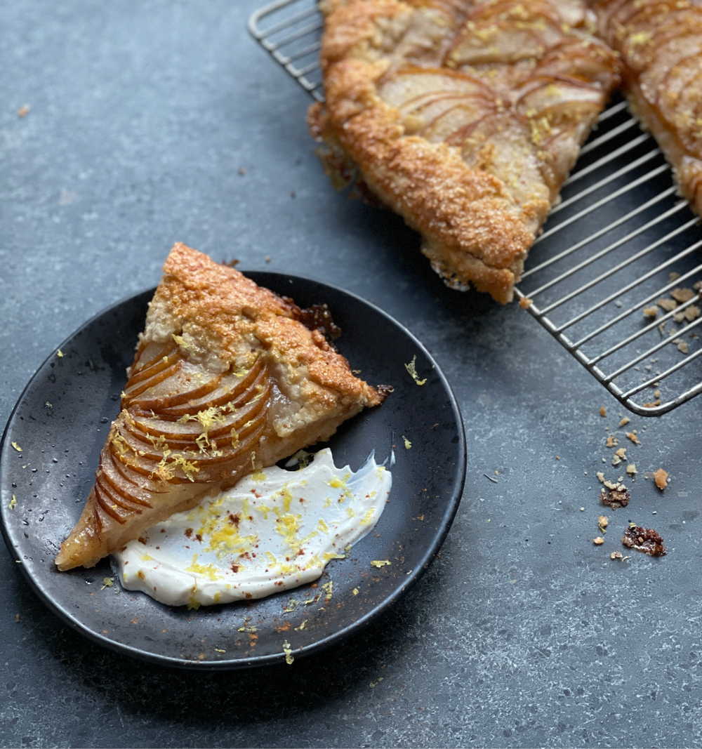 Vanilla Ginger Pear Crostata