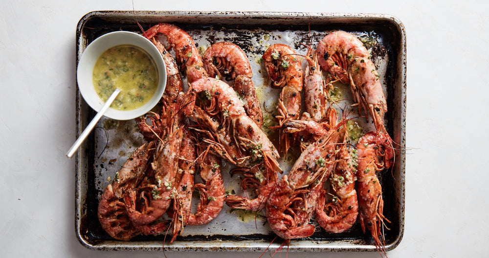 Grilled Shrimp With Chili, Lemon, And Oregano