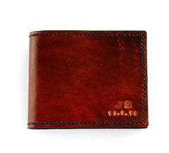 Anniversary date wallet by Sparrowhawk Leather
