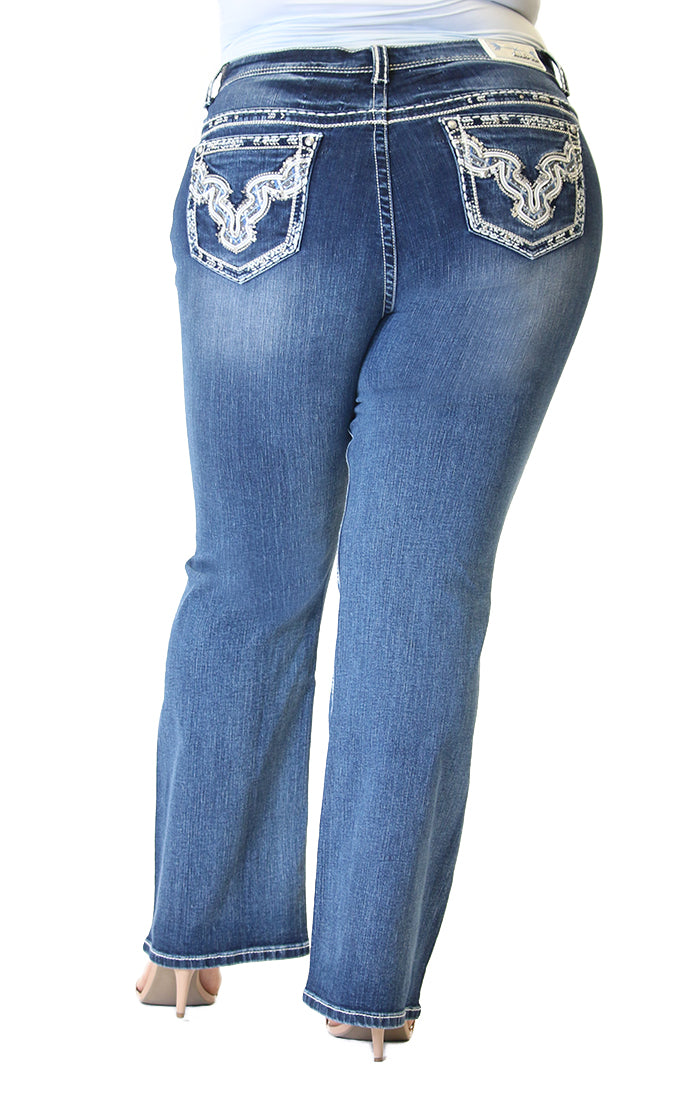 plus size western bootcut jeans