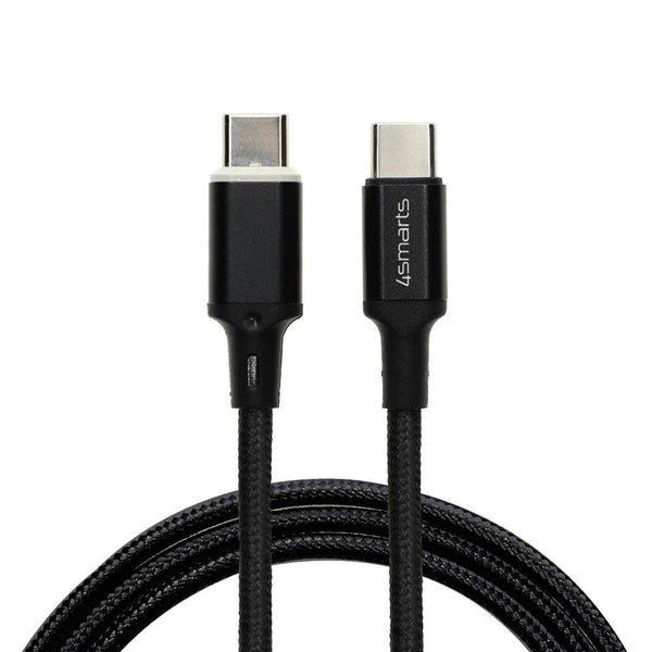 4smarts Magnetic GRAVITYCord Ultimate (5A/100W) USB-C til USB-C Kabel Sort | Kabel - USB-C til USB-C | TABLETCOVERS.DK