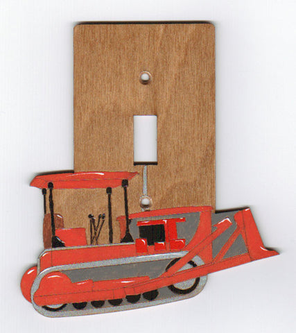 Bulldozer Single Switch plate