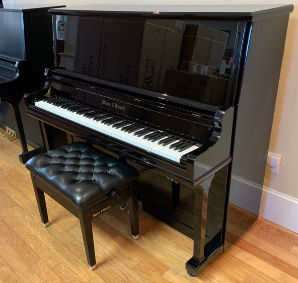 Mason Hamlin 50 50 Upright Piano Polished Ebony Londonderry Piano