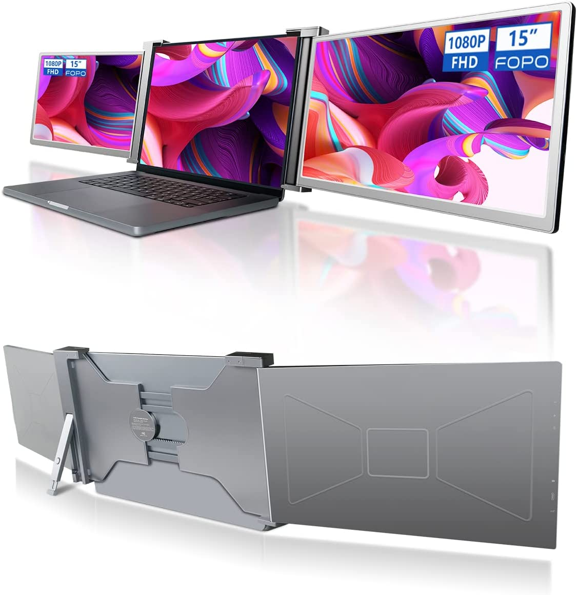 Octrooi professioneel Serie van Fopo S17 | 15" FHD 1080P Laptop Screen Extender